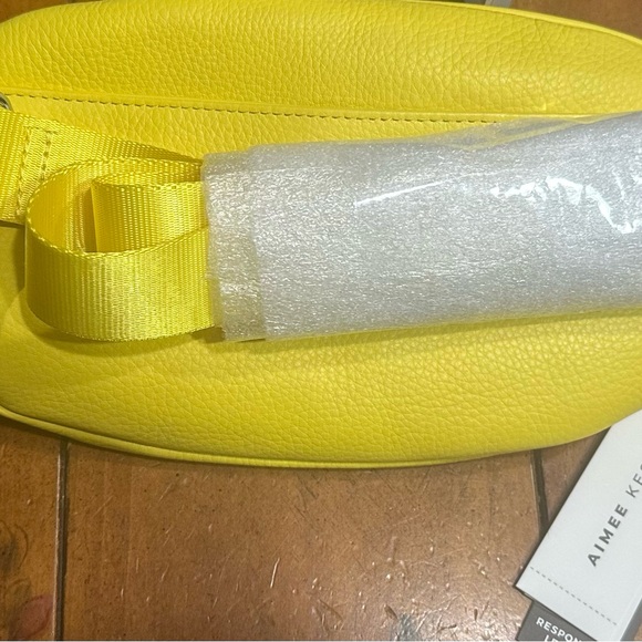 NWT Aimee Kestenberg Yellow Milan Bum Bag - Picture 10 of 10